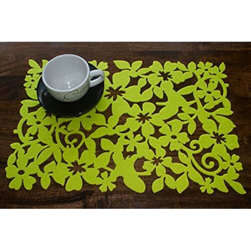 Amazon.co.uk lime green placemats