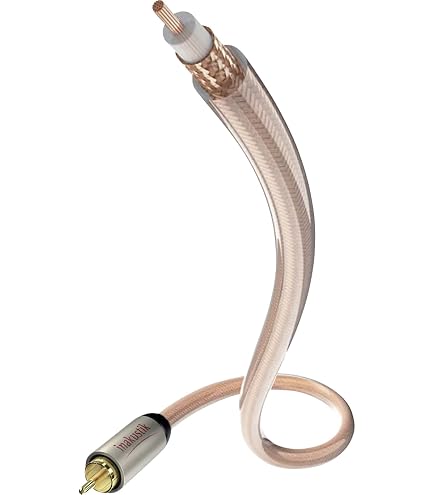 Inakustik Star Video/digitale Kabel – RCA Naar RCA, 1,5 M, Zwart, 8 Mm Diameter, 24k Vergulde Connectoren