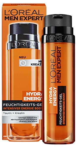 L’Oreal Men Expert Hydra Energy Feuchtigkeits-Gel Kreatin Booster Feuchtigkeitspflege, 1er Pack (1 x 50 g) - 3
