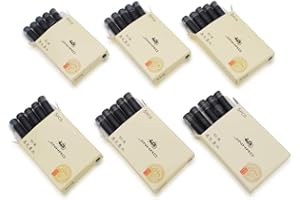 CZXWYST JINHAO - 30 ricariche per penna stilografica JINHAO e Baoer, dimensioni standard (nero, 30 pezzi)