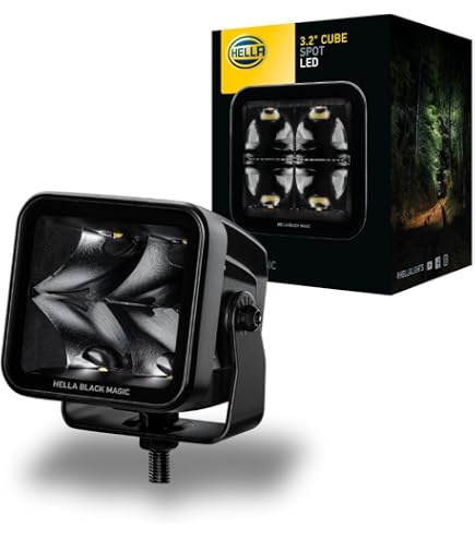 Faro Da Lavoro HELLA Ultra Beam Alogeno 12V/24V – Montaggio Regolabile, Impermeabile E Antiurto