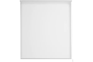 Estoralis Dracarys | Estor Enrollable Diseño Moderno | Opaco Liso | Modelo Dracarys | Blanco Roto | 130 x 180 cm (Ancho/Alto) Tamaño Tela 127 x 175 cm | Estores para Ventanas y Puertas