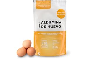 SERMAND Clara de Huevo Ecologica en Polvo (1kg) | Claras de Huevo Ecologicas en Polvo | Albúmina de Huevo | Sin Aditivos | Productos Sin Lactosa | Presentación en Bolsa Zip