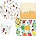 Produktbild HHO EIS-Sommer-Party-Set Ice-Summer-Party-Set 53tlg. für 16 Gäste Becher Servietten Teller Tischdecke