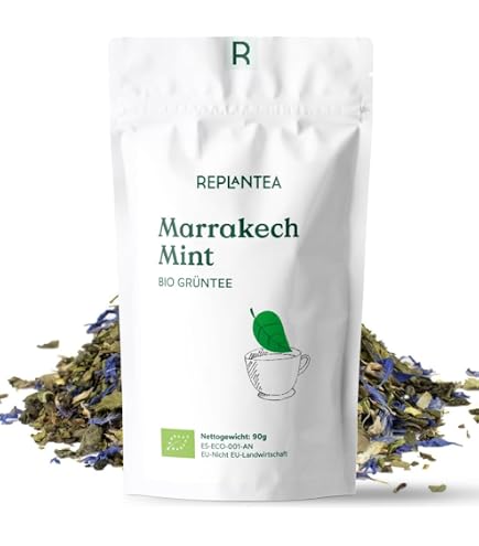 Thé à La Menthe Marocaine Newby - Sachets Individuels, Lot De 100 - Thé Vert Et Menthe Poivrée - Pour Hôtellerie Ou Maison - 10