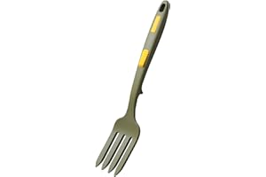 tinysiry Tenedor de cocina de silicona de grado alimenticio, tenedor de mezcla antiadherente resistente al calor para cocinar, utensilio de tenedor de fruta de pasta de postre de silicona para cocina