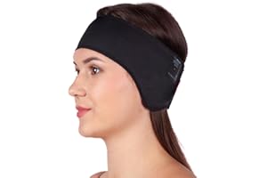 LIPOELASTIC® PU 03 - Fascia compressiva post-operatoria, raccomandata per l’uso dopo la chirurgia plastica dell'orecchio (otoplastica) (Nero, S)