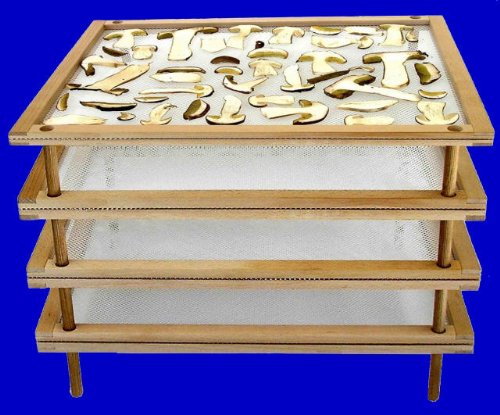 TROCKNER TABLETT GESTELL MIT GITTERROST FÜR PASTA PILZE GEMÜSE usw. - 3