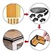 Mombella® Safe Edge and Corner Cushion Bumpers Value Kit (16ft Edge + 4 Corners), Home Safety Furniture Edge Corner Protectors, Child Proofing Table Edge & Corner Guards - 3 Colors Options (Black)