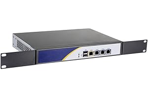 Firewall Hardware, VPN, Network Security Appliance, Router PC, Intel J1900, HUNSN RS17f, 4 x Intel Gigabit LAN, 2 x USB, VGA, Fanless, 2 x Reserved Fan, Barebone, NO RAM, NO Storage, NO System