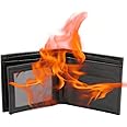 Kangmeile Magic Tricks - Flame Wallet, Magician Card to Wallet Fire, Stage & Street Illusions Gimmick Props