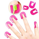 Tamaño variado: los protectores de esmalte de uñas en spray tienen 10 tamaños para elegir, que se adaptan a todas las uñas con diferentes tamaños. Clasifica el tamaño más adecuado para acomodar en tu cama de uñas cómodamente con la tabla de tallas de uñas de los dedos junto con el paquete, no tendrás que preocuparte por el desorden en el pulido.