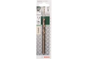 Bosch 2609255078 Foret à métaux rectifié HSS-Co DIN 338 - Longueur 109 mm - Diamètre 7,5 mm
