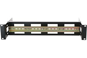 ‎DSIT DSIT 2HE DIN Hutschiene für 19 Zoll Schränke - in der Tiefe verstellbar