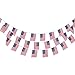 Magideal 10m American 30Pcs US Flag String Bunting Banner Garland Outdoor Decor RS.365.00