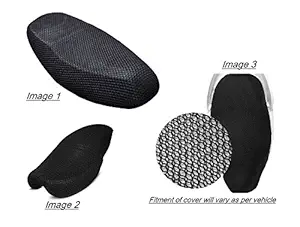 A2D Black Mesh Net Bike Seat Cover Cushion for Sweat Free Comfortable Riding For Honda CB Shine