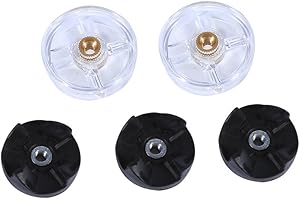 Gorgeri Pièces de rechange, pièces de rechange 2 pièces de base + 3 pièces de lame pour pièce de rechange pour centrifugeuse Magic 250W
