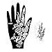 Mehndi Tattoo Stencil Henna Designs for hand - single use Y037