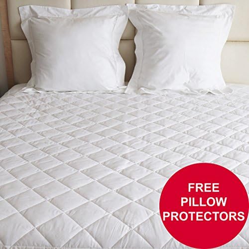 Aaf TextilesDouble Quilted Luxury Mattress Cover Protector Extra Deep 30cm Absorbent Anti Dust Mite