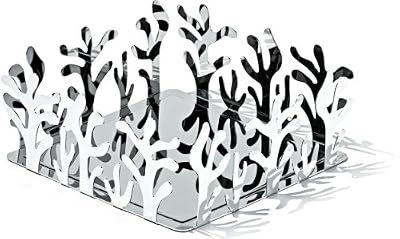 Alessi | Mediterraneo ESI18 - Porte-Serviette Design, Acier Inoxydable, Poli