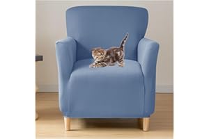 UYEOCO Copripoltrona 1 Posto con Braccioli Relax Reclinabile Universale Copri Poltrona Elasticizzato Lavabile Rimovibile Fodera per Poltrona Poltroncine Relax Copertura per Poltrona Elettrica Reclinabile ( C