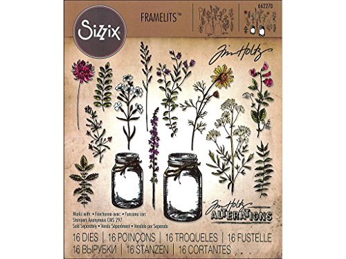 Stanzschablonen - Sizzix - Flower Jar