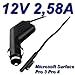 Price comparison product image Car Cigarette Lighter Charger 12 V 2.58A for Microsoft Surface Pro4 Tablet