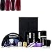 Bluesky Deluxe 4 Colour Gel Polish Starter Kit Salon Quality Manicure & Pedicure - LED Black Lamp Light, Base & Top Coat, Remover Wraps, Shine Wipes, Acetone Remover, Nail Trend Towel, Crystal File, Block Buffer, Cuticle Sticks, Cuticle Pusher + Includes 4 Bluesky Gel Colours