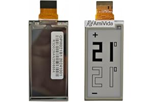AMIVIDA Pantalla LCD OPM021B1 para NTH01 / NTH01-EN-E / THM02 – Display LCD de Reemplazo Compatible con Termostato Netatmo