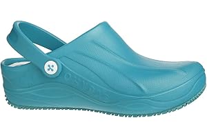Oxypas SAFETY JOGGER Clogs für Damen - SMOOTH - Leichter Arbeitsschuh für Herren, ideal für Krankenhaus, Küche oder Garten, Grün, Größe EU 37