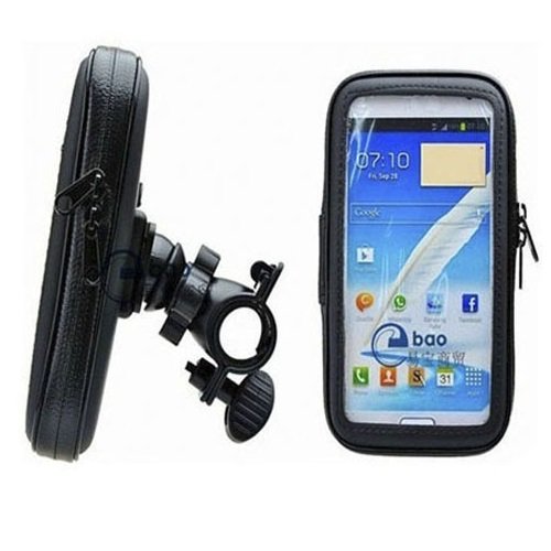 Bike Mount per Samsung Galaxy J5, montare manubrio per gli smartphone / cellulari, universalmente applicabili. Adatto per la bicicletta, moto, quad, scooter, ecc. Idrorepellente, antipioggia, a prova di schizzi, supporto del telefono mobile per la moto. | Rastrelliere per biciclette Bikeholder bicicletta Navi titolare titolare GPS Pannier Samsung Galaxy J5 manubrio Caso Outdoor