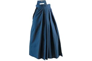 Playwell Deluxe Artes Marciales Kendo/Aikido Hakama Azul Marino - Nuevo