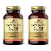 Solgar Skin, Nails & Hair With MSM 60 Tablet, 2'li Set
