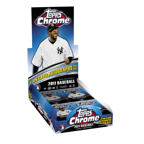 Preisvergleich Produktbild 2011 Topps Chrome Baseball Hobby Box