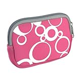 moderne Kameratasche aus dickem Neoprenmaterial (3mm) mit Reißverschluß passend für fast alle kompakten Digitalkameras bis zu den Maßen: 125 x 75 x 30 (LxBxH) Millimeter - bitte beachten, daß das Neopren-Material etwas dehnbar ist