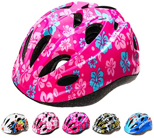 Meteor Casco Bici Ideale per Bambini e Adolescenti Caschi Perfetto per Downhill Enduro Ciclismo MTB Scooter Helmet Ideale per Tutte Le Forme di attività in Bicicletta Helmo HB6-5