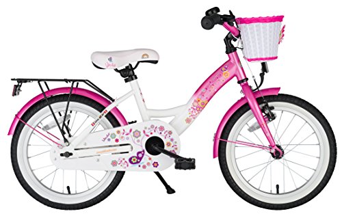 BIKESTAR® Premium Kinderfahrrad für sichere und sorgenfreie Spielfreude ab 4 Jahren ★ 16er Classic Edition ★ Flamingo Pink & Diamant Weiß - 5