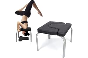 WOQLIBE Tabouret de yoga - Support de tête d'entraînement - Banc de yoga - Chaise d'inversion - Tabouret - Chaise auxiliaire - Soulage la fatigue et la construction du corps