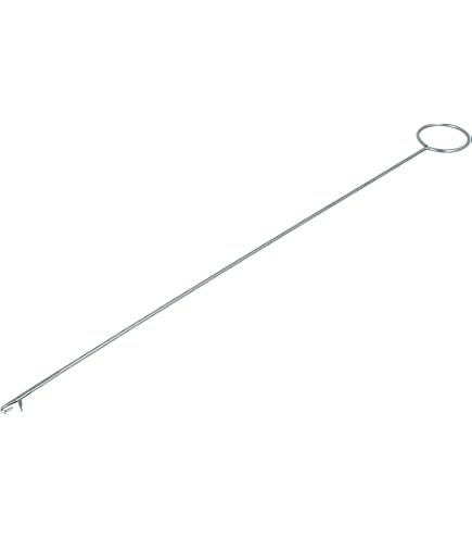 Anelli da Cucito,3 PCS Cucire Loop Turner Hook Gancio per Tornitura ad Anello per Cucire Strumento per Tornitura Lungo con Fermo Gancio per Cinture di Tessuto Accessori per Maglieria DIY