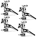 Neewer® 4 SET Blitz Speedlight / Blitzschuh / Schirmhalter mit Gelenk / Schwenk Halterung für Canon Nikon Olymp Pentax Speedlite 580EX II passt Canon 580EX 550EX 430EX II 540EZ 430EZ 420EX 420EZ 380EX, Nikon SB-900 SB-800, SB-700 SB-600 SB80DX SB-28 SB-26 SB-24, Olympus FL-50R FL-50 FL-36R FL-36, Pentax AF-540 FGZ AF-500 FGZ AF-360 FGZ Speedlite-Blitz