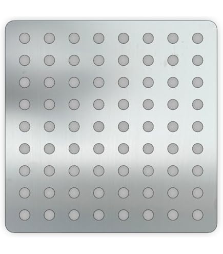Aluvor Vierkante Douche Afvoer Haarvanger/Douche Afvoer Beschermer/Platte Afvoer Cover voor Badkamer Vloer Afvoer/Geen Roest (1