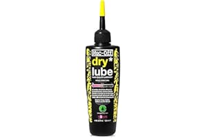 Muc-Off Dry Chain Lube, 120 ml - Lubrificante Catena Bici Biodegradabile, Olio Catena Bici di Tutti i Tipi - Formulato per i Climi Asciutti