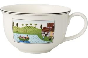 ‎VILLEROY & BOCH Villeroy & Boch 0,50 l Design Naif Charm and Breakfast bardzo duży kubek do kawy, biały
