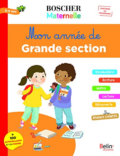 Mon année de grande section 5-6 ans : + 100 autocollants et un poster