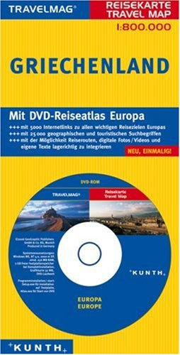 Preisvergleich Produktbild Reisekarte : Griechenland (+ DVD-Rom)