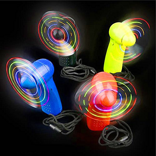 German Trendseller® – LED Hand Ventilator┃ Extra Starke Rotoren ┃ inkl. Anhänger ┃ Cool & Fresh ┃ Ventilator - 5