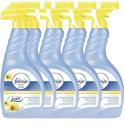Preisvergleich Produktbild Febreze Textilerfrischer Sommerbrise Lenor 500ml Sprühflasche ( 5er Pack )