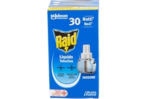 Raid 6 recharges liquides pour diffuseur électrique contre moustiques tigre et communs