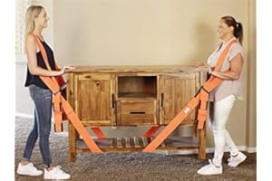 dellyy Correas de Transporte en Movimiento Correa de Transporte para 2 Personas, Correa de Transporte Correa de Elevación Correas para Transportar Muebles - Fácil de Levantar, Transportar, Mover Muebl