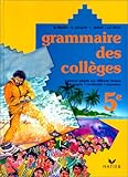 Grammaire des collèges, 5e